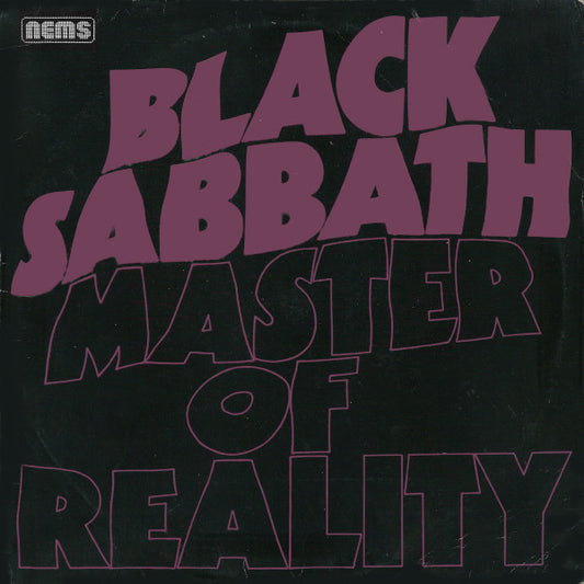 Black Sabbath : Master Of Reality (LP, Album, RE)