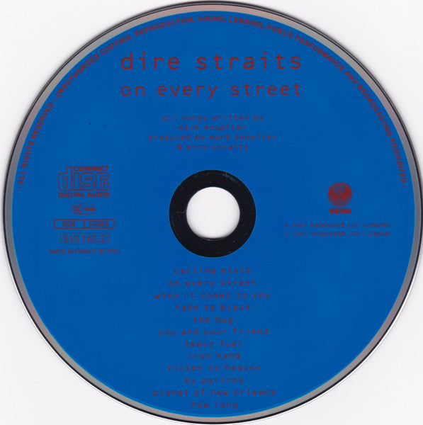 Dire Straits : On Every Street (CD, Album, PDO)