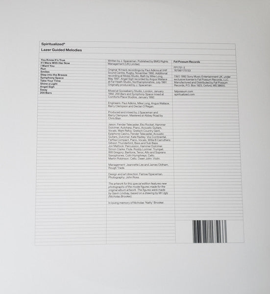 Spiritualized : Lazer Guided Melodies (2x12", Album, Ltd, RE, S/Edition, Whi)