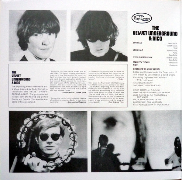 The Velvet Underground & Nico (3) : The Velvet Underground & Nico (LP, Album, RE, Pee)