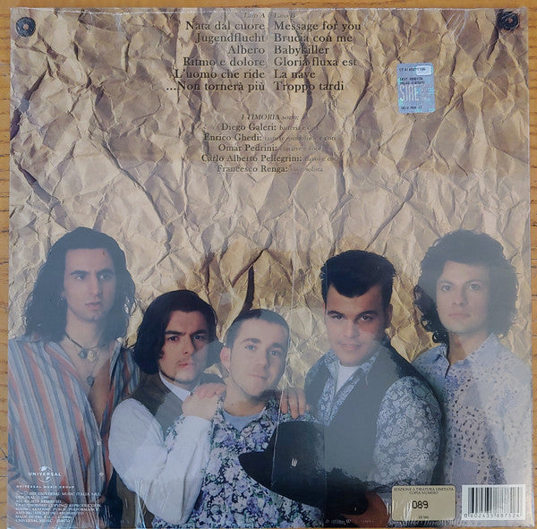Timoria : Ritmo E Dolore (LP, Album, Ltd, Num, RE, Whi)