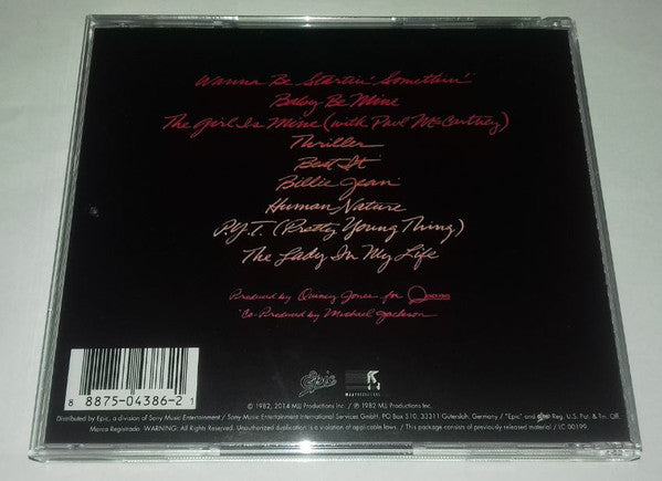 Michael Jackson : Thriller (CD, Album, RE)