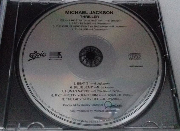 Michael Jackson : Thriller (CD, Album, RE)