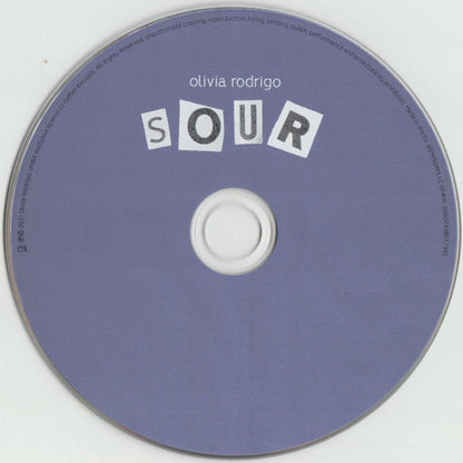 Olivia Rodrigo : Sour (CD, Album)