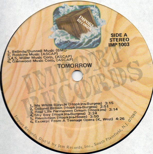 Tomorrow (2) Featuring Keith West : Tomorrow (LP, Album, RE)