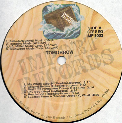 Tomorrow (2) Featuring Keith West : Tomorrow (LP, Album, RE)
