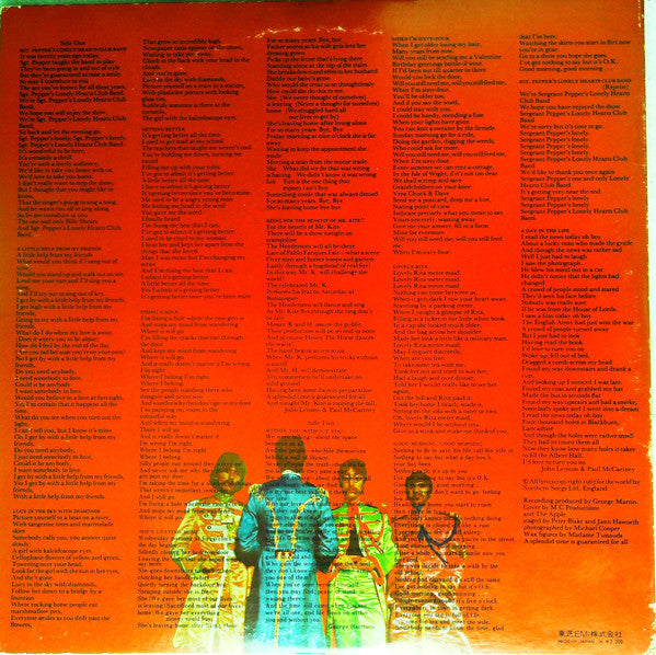 The Beatles : Sgt. Pepper's Lonely Hearts Club Band (LP, Album, RE, Gat)