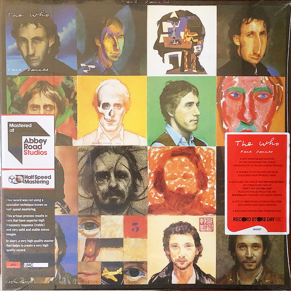 The Who : Face Dances (LP, Blu + LP, Yel + Album, RSD, RE, RM, 40t)