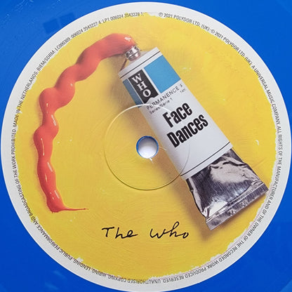 The Who : Face Dances (LP, Blu + LP, Yel + Album, RSD, RE, RM, 40t)