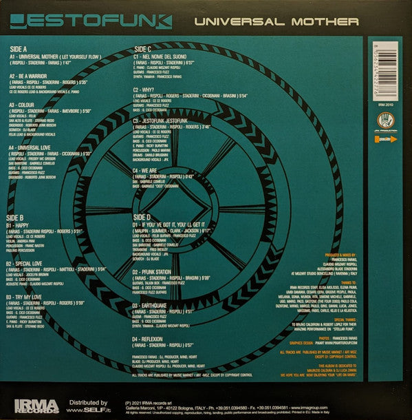 Jestofunk : Universal Mother (2xLP, RE, Gat)