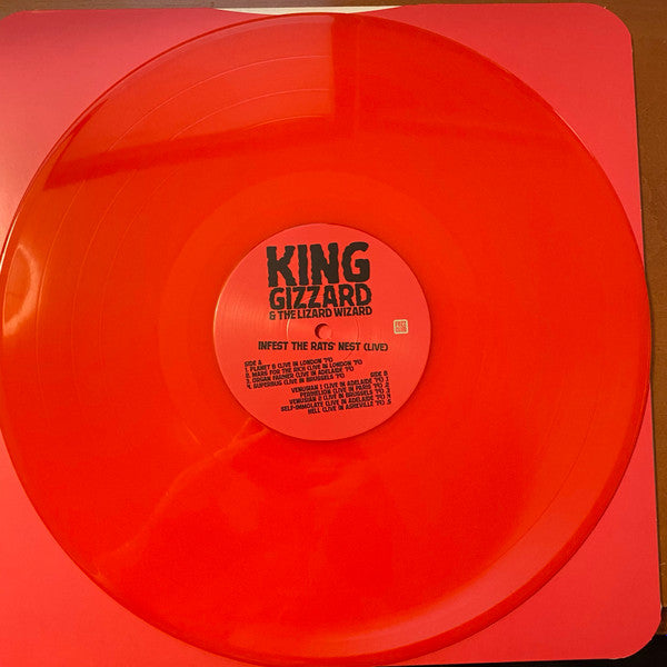 King Gizzard And The Lizard Wizard : Infest The Rats' Nest Live (LP, Comp, Club, 180)