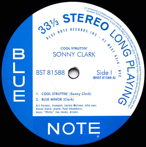 Sonny Clark : Cool Struttin' (LP, Album, RE, 180)