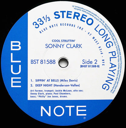 Sonny Clark : Cool Struttin' (LP, Album, RE, 180)