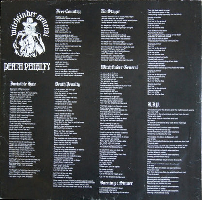 Witchfinder General : Death Penalty (LP, Album, MP, Cle)