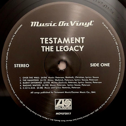 Testament (2) : The Legacy (LP, Album, RE, 180)