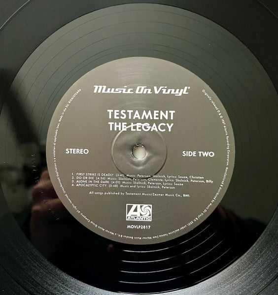 Testament (2) : The Legacy (LP, Album, RE, 180)