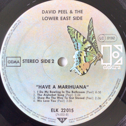 David Peel & The Lower East Side : Have A Marijuana (LP, Album, RE)