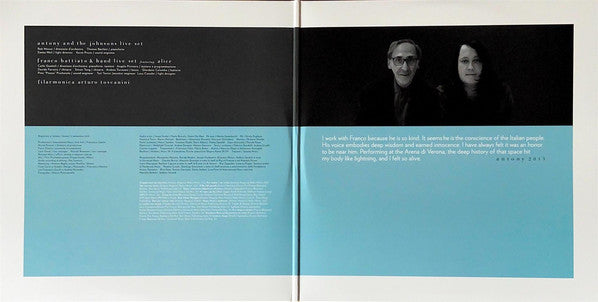 Antony (3) / Franco Battiato Featuring Alice (4) : Del Suo Veloce Volo (2xLP, Ltd, Num, RE)