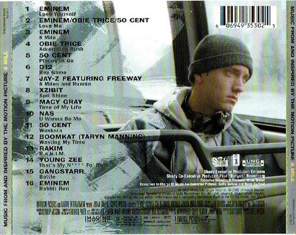Various : Music From And Inspired By The Motion Picture 8 Mile (CD, Comp, Son)