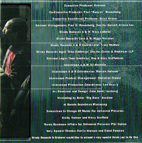 Various : Music From And Inspired By The Motion Picture 8 Mile (CD, Comp, Son)