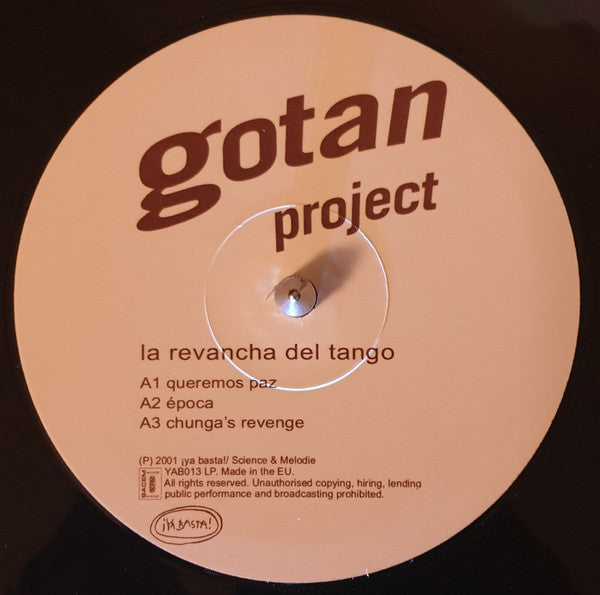 Gotan Project : La Revancha Del Tango (2xLP, Album, RE, Gat)
