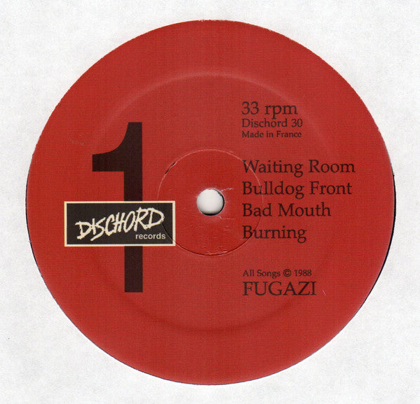 Fugazi : Fugazi (12", EP, RE, RM)
