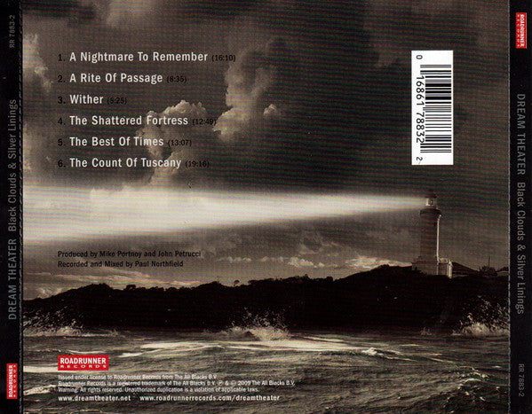 Dream Theater : Black Clouds & Silver Linings (CD, Album)