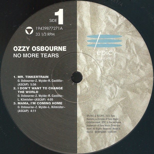 Ozzy Osbourne : No More Tears (2xLP, Album, RE)