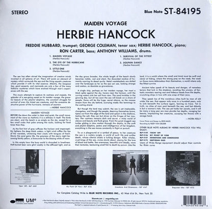 Herbie Hancock : Maiden Voyage (LP, Album, RE, 180)