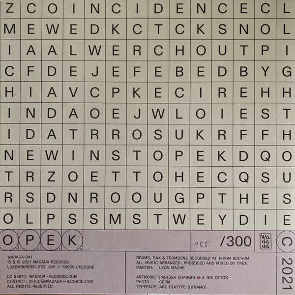 Opek : Corners (LP, Ltd)