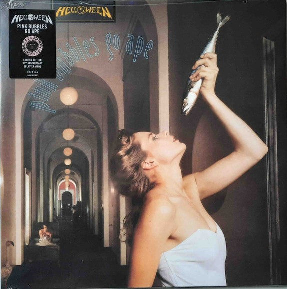 Helloween : Pink Bubbles Go Ape (LP, Album, Ltd, RE, Pin)