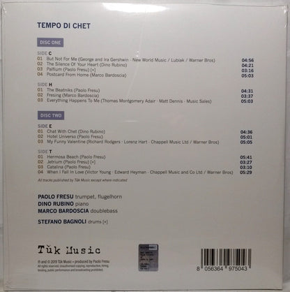 Paolo Fresu, Dino Rubino, Marco Bardoscia : Tempo Di Chet (2xLP)