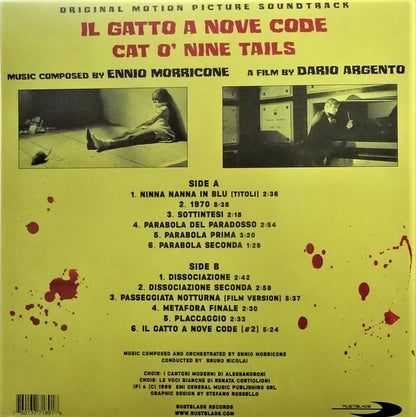 Ennio Morricone : Il Gatto A Nove Code - Original Motion Picture Soundtrack (LP, Album, Dlx, Ltd, Smo)