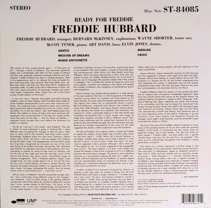 Freddie Hubbard : Ready For Freddie (LP, Album, RE, 180)
