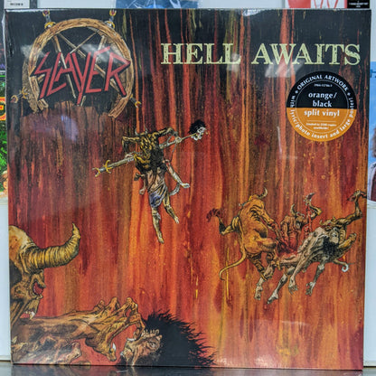 Slayer : Hell Awaits (LP, Album, Ltd, RE, RM, Ora)