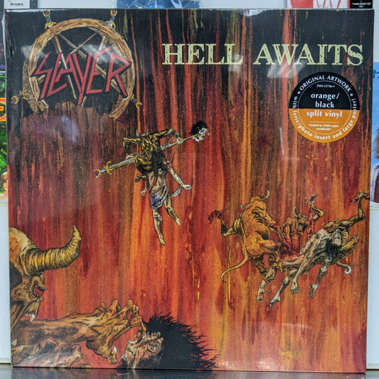 Slayer : Hell Awaits (LP, Album, Ltd, RE, RM, Ora)