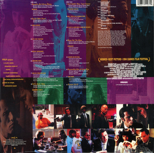 Various : Pulp Fiction (Music From The Motion Picture) (LP, Comp, RE, RM, 180)