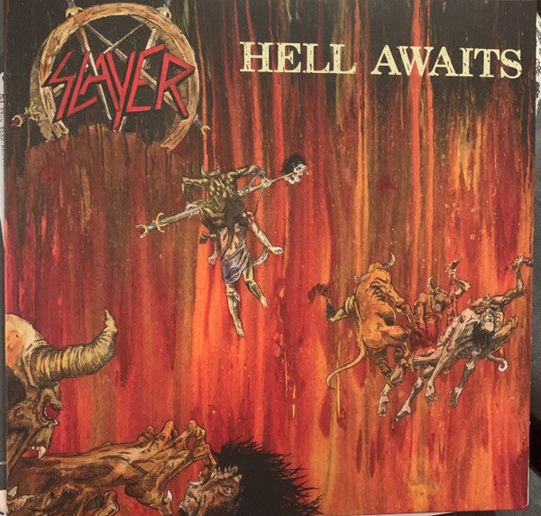 Slayer : Hell Awaits (LP, Album, Ltd, RE, RM, Vel)