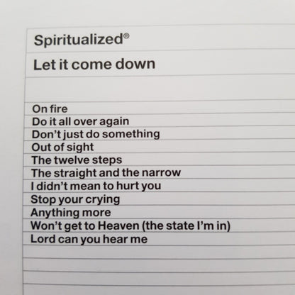 Spiritualized : Let It Come Down (2xLP, Album, RE)