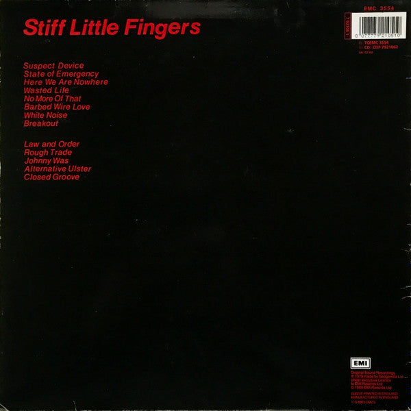 Stiff Little Fingers : Inflammable Material (LP, Album, RE, RM)