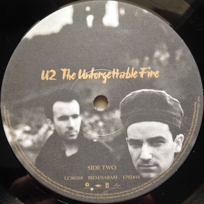 U2 : The Unforgettable Fire (LP, Album, RE, RM)