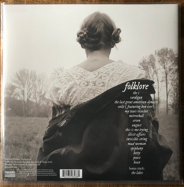 Taylor Swift : Folklore (2xLP, Album, Dlx, RP, Bei)