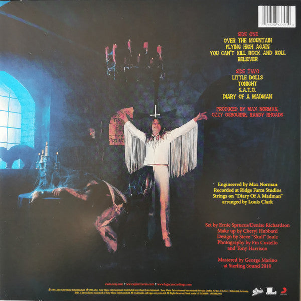 Ozzy Osbourne : Diary Of A Madman (LP, Album, Ltd, RE, Red)