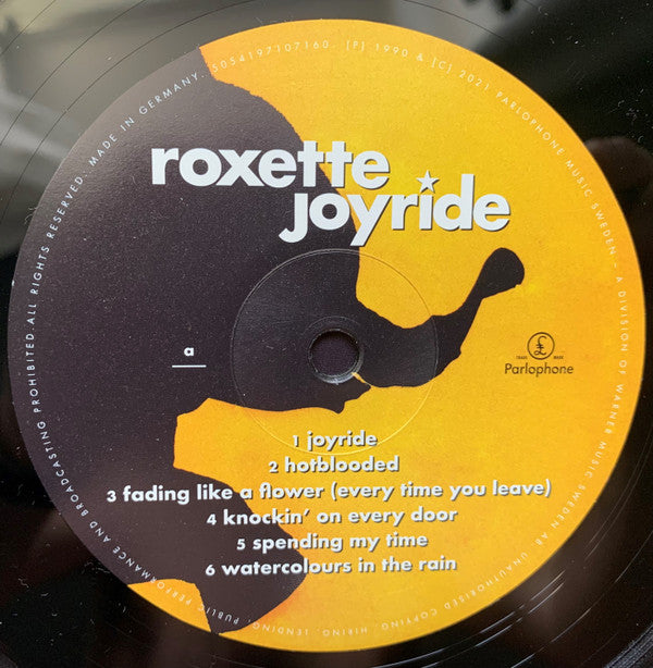 Roxette : Joyride (LP, Album, RE, Gat)