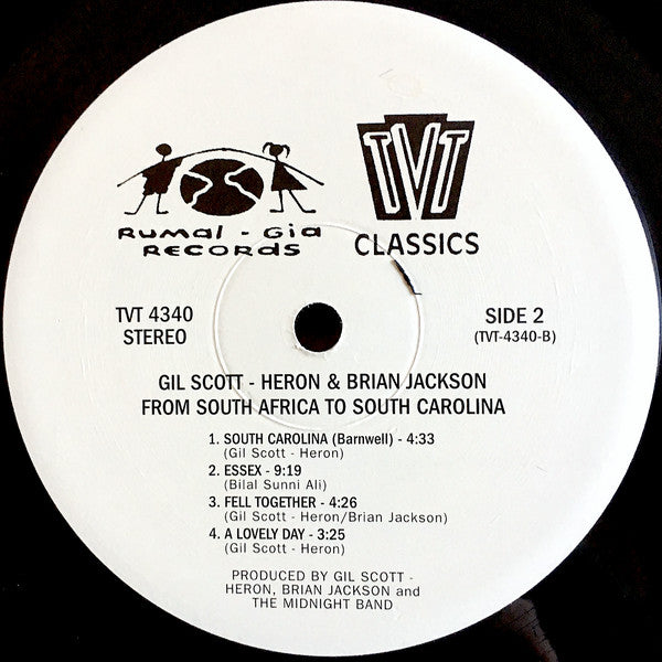 Gil Scott-Heron & Brian Jackson : From South Africa To South Carolina (LP, Album, RE)