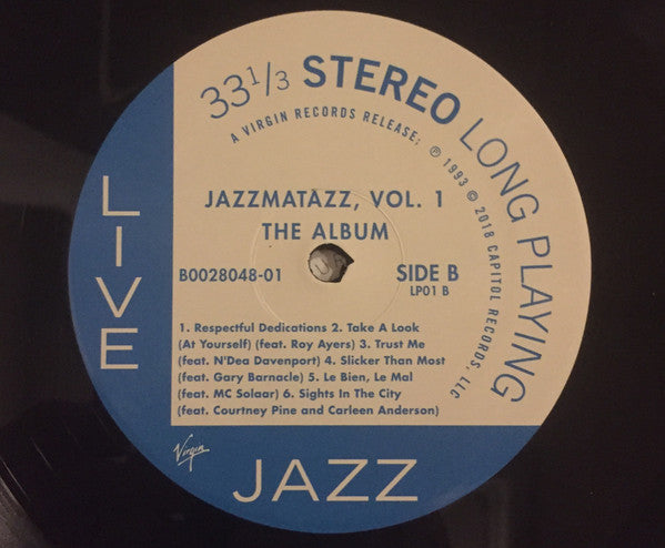 Guru : Jazzmatazz (Volume 1) (LP, Album, RE)