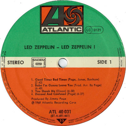 Led Zeppelin :  Led Zeppelin (LP, Album, RE)