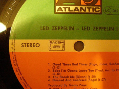 Led Zeppelin :  Led Zeppelin (LP, Album, RE)