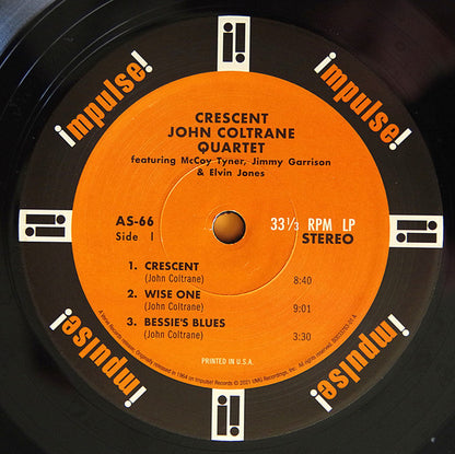 The John Coltrane Quartet : Crescent (LP, Album, RE, Gat)