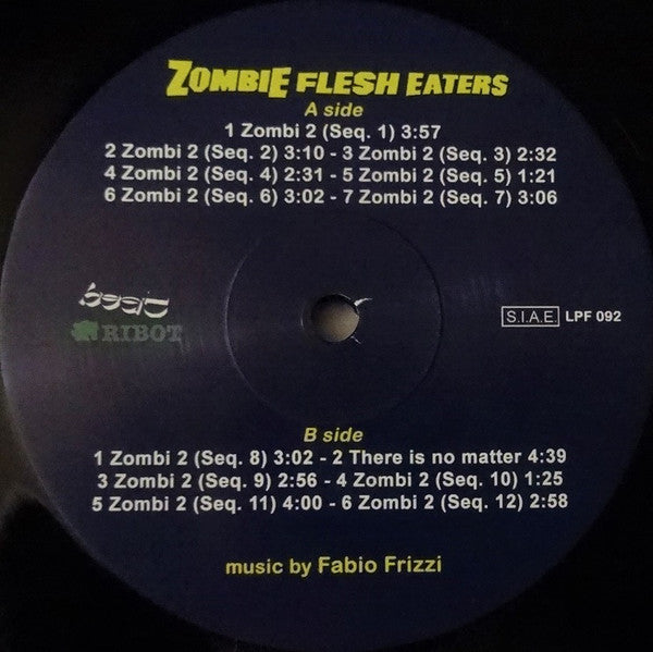 Fabio Frizzi : Zombie Flesh Eaters - Original Motion Picture Soundtrack (LP, Gat)